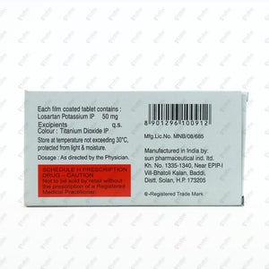 Covance 50mg Tablet 10's