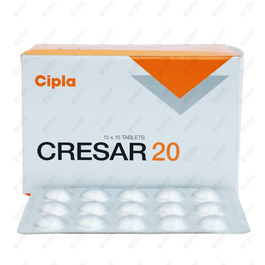 Cresar 20mg Tablet 15's
