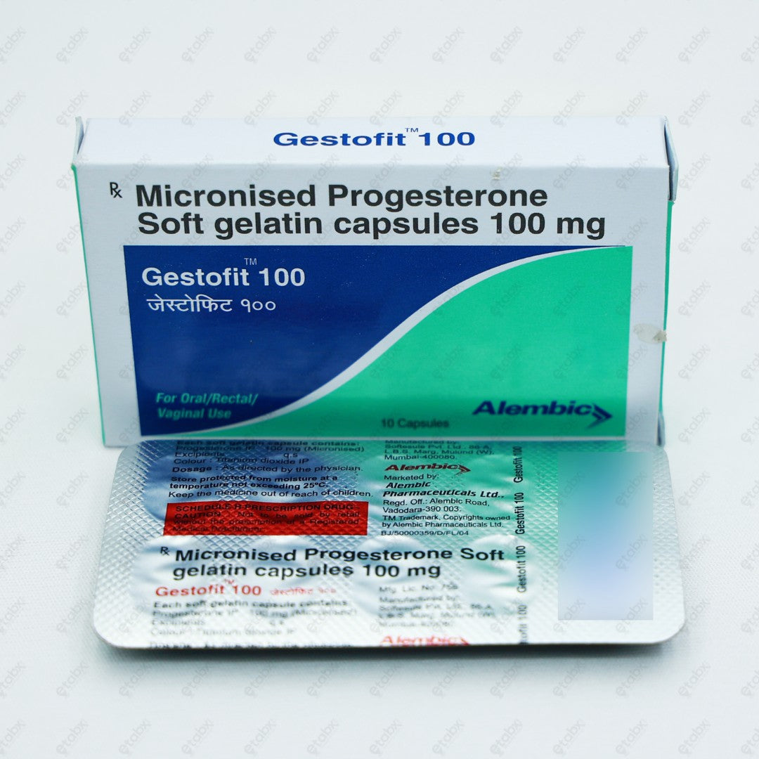 GESTOFIT 100MG Capsules 10's