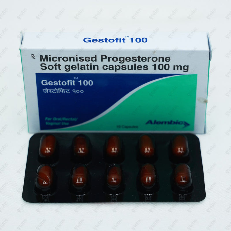 GESTOFIT 100MG Capsules 10's