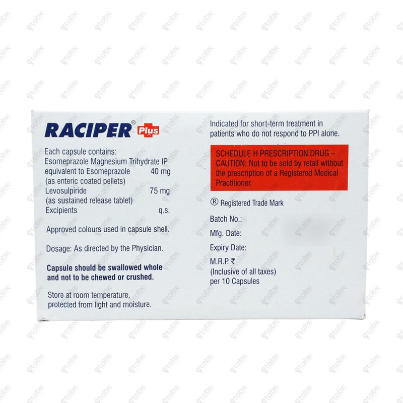 Raciper Plus Capsule 10's