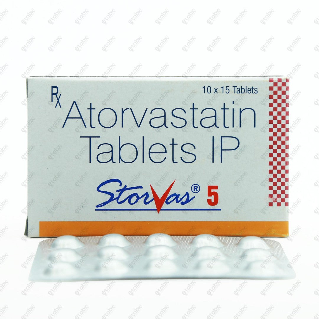 Storvas 5mg Tablet 15's