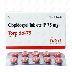 Torpido 75mg Tablets 10'S