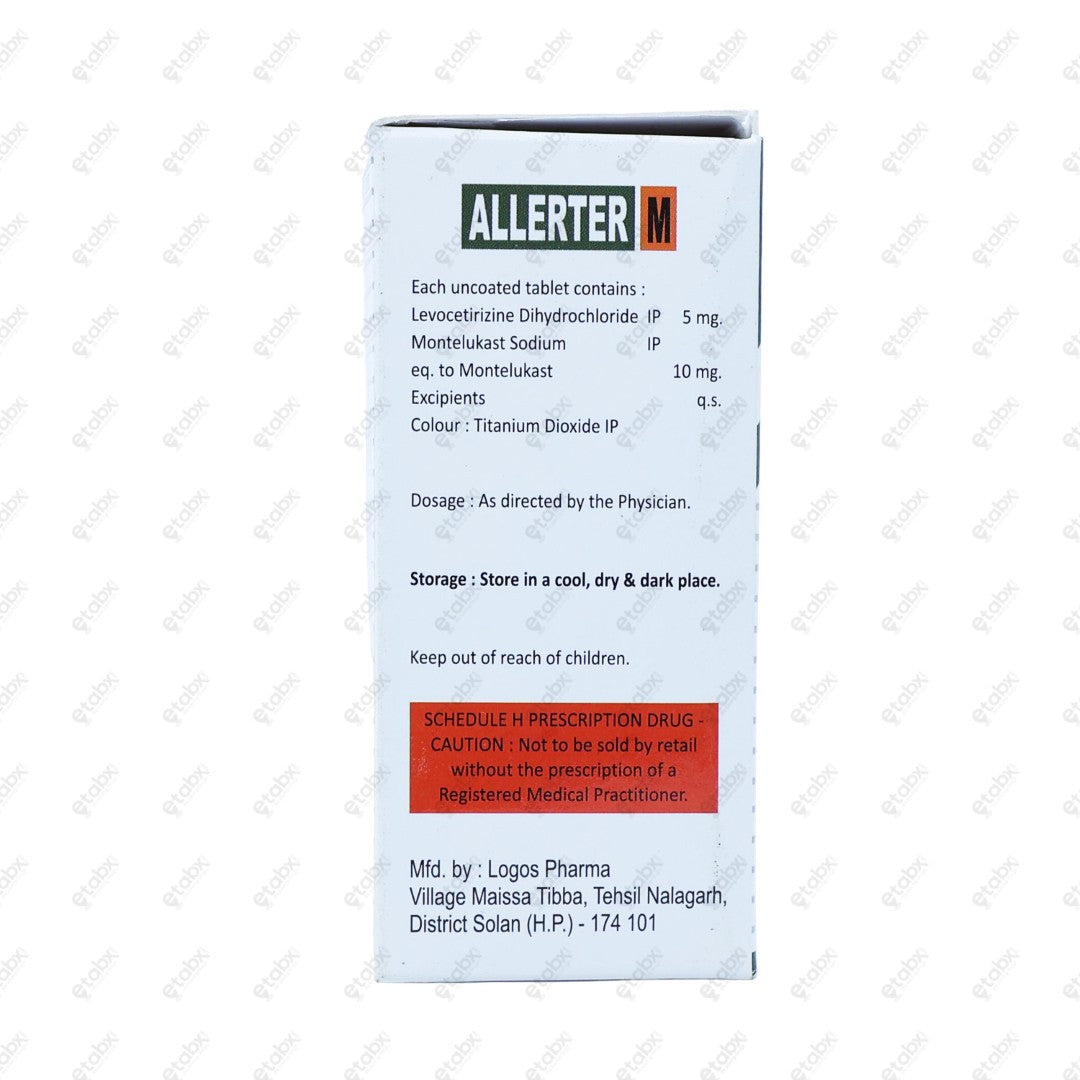 ALLERTER M Tablet 10's