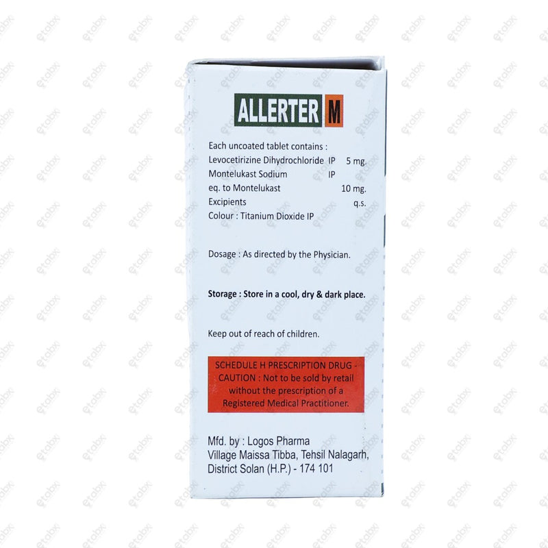 ALLERTER M Tablet 10's