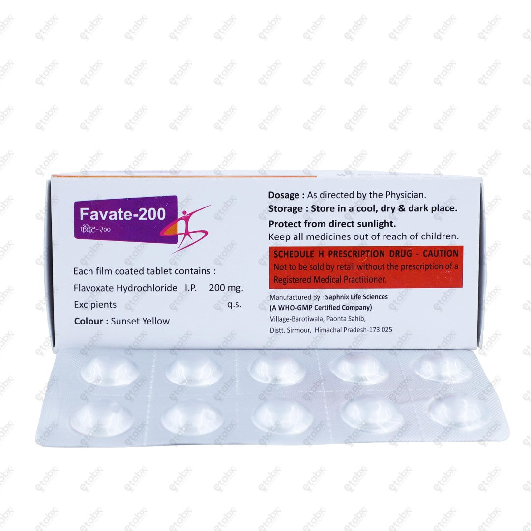 Favate 200mg Tablet 10's