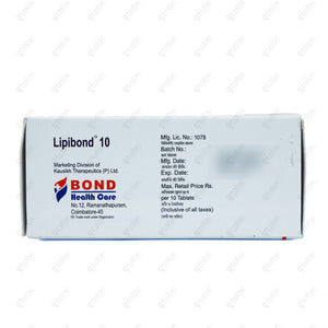 Lipibond 10mg Tablet 10's
