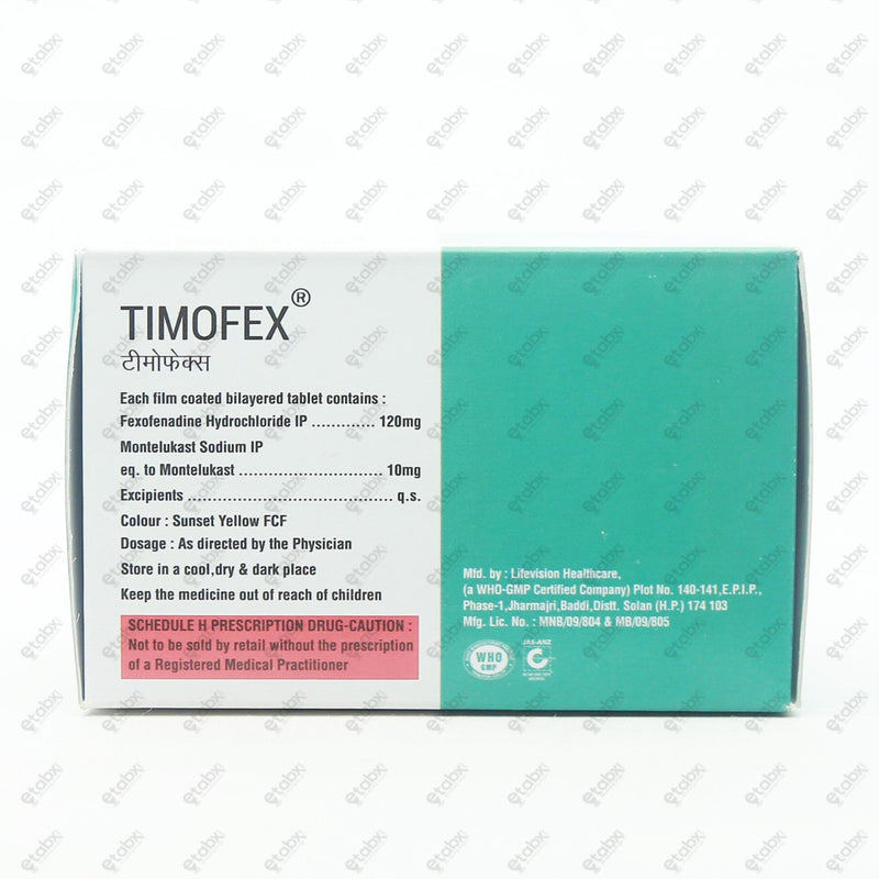 TIMOFEX Tablets (10's)