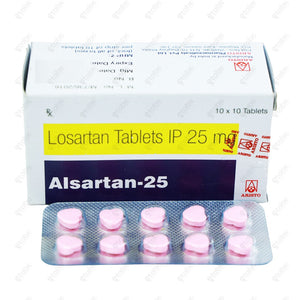 Alsartan 25mg Tablet 10's