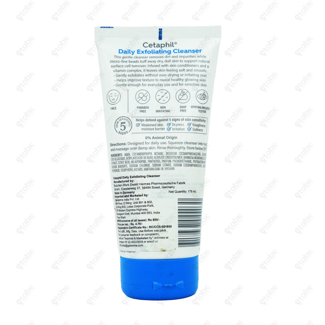 Cetaphil Daily Exfoliating Cleanser 178ml
