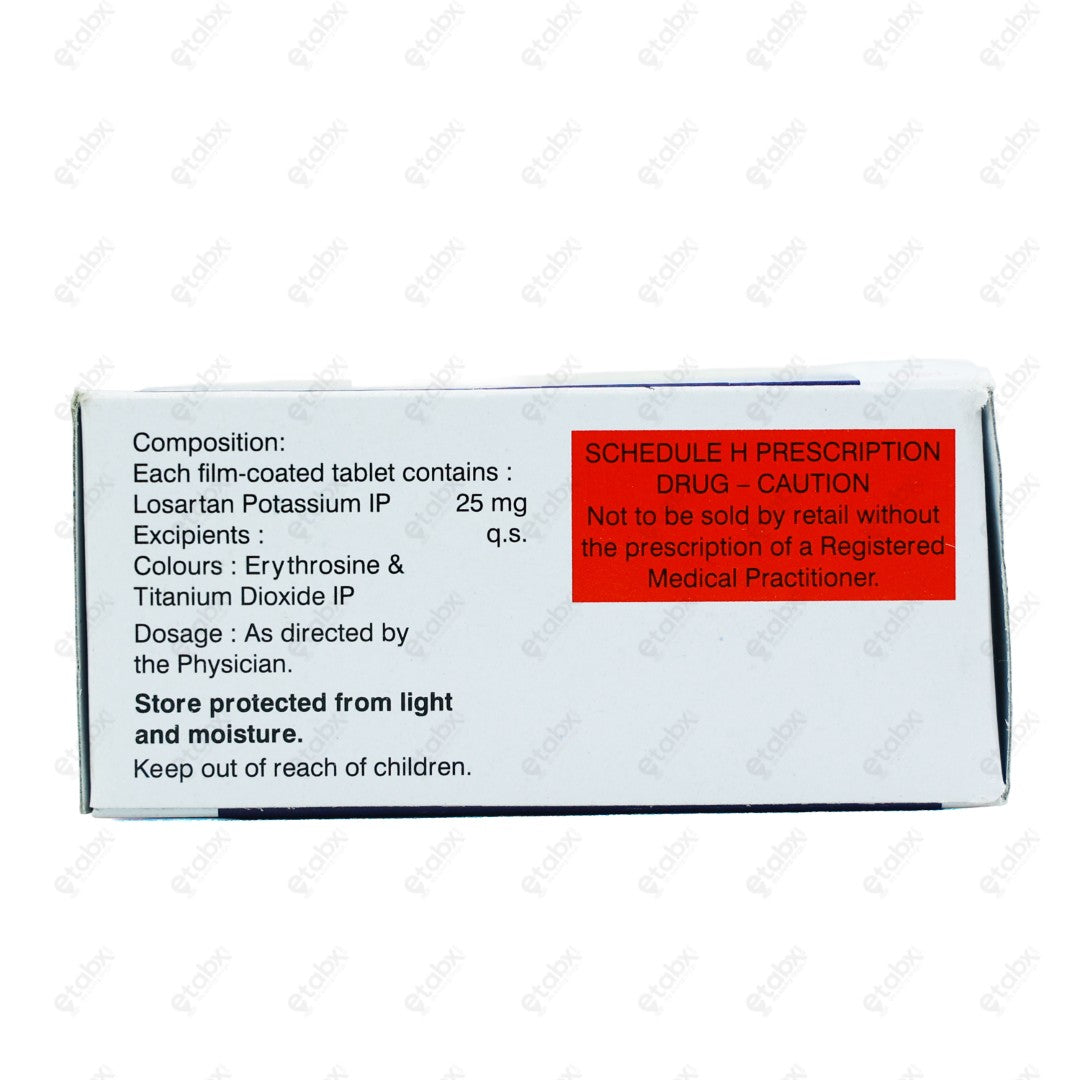 Alsartan 25mg Tablet 10's
