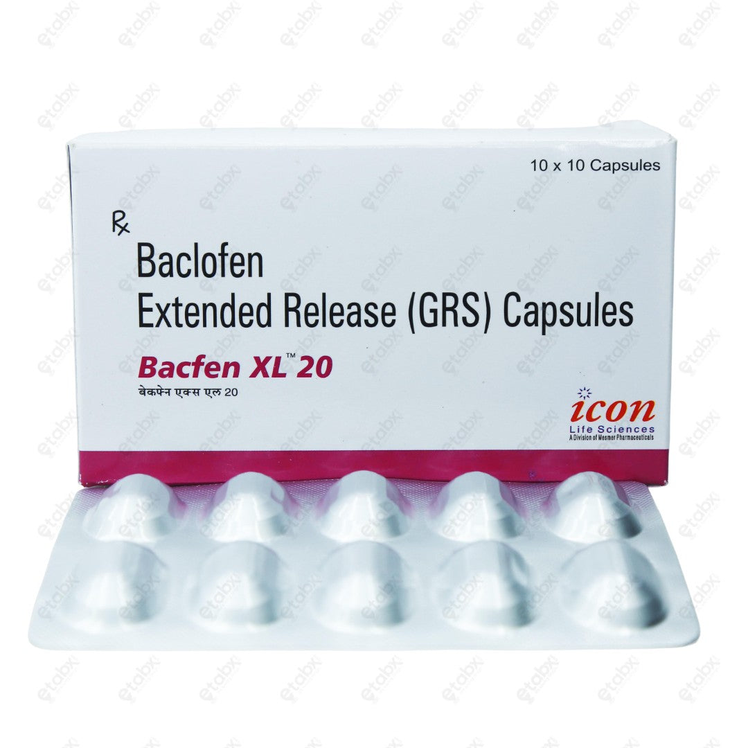 Bacfen XL 20mg Tablet 10's