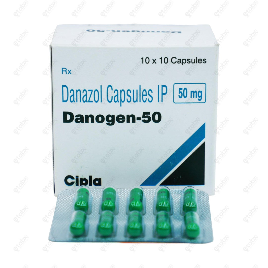 Danogen 50mg Capsules 10's