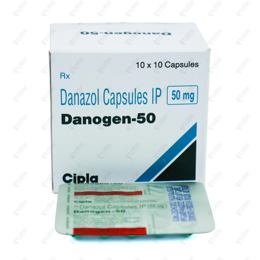 Danogen 50mg Capsules 10's