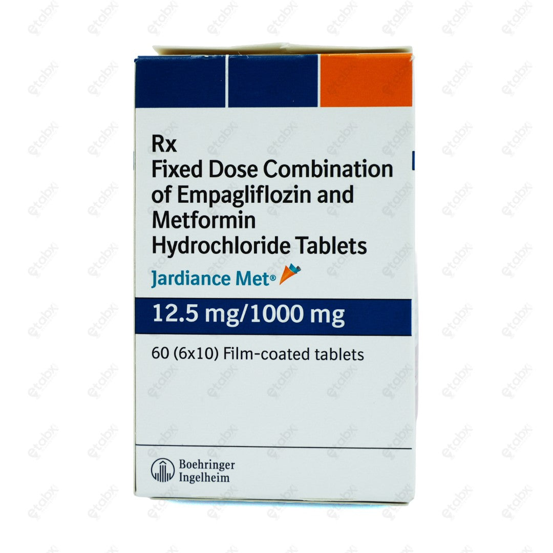 Jardiance Met 12.5/1000mg Tablets 10's