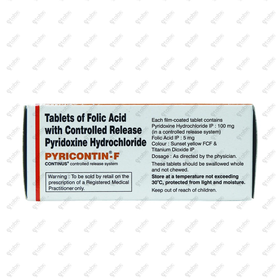 Pyricontin F Tablet 10's