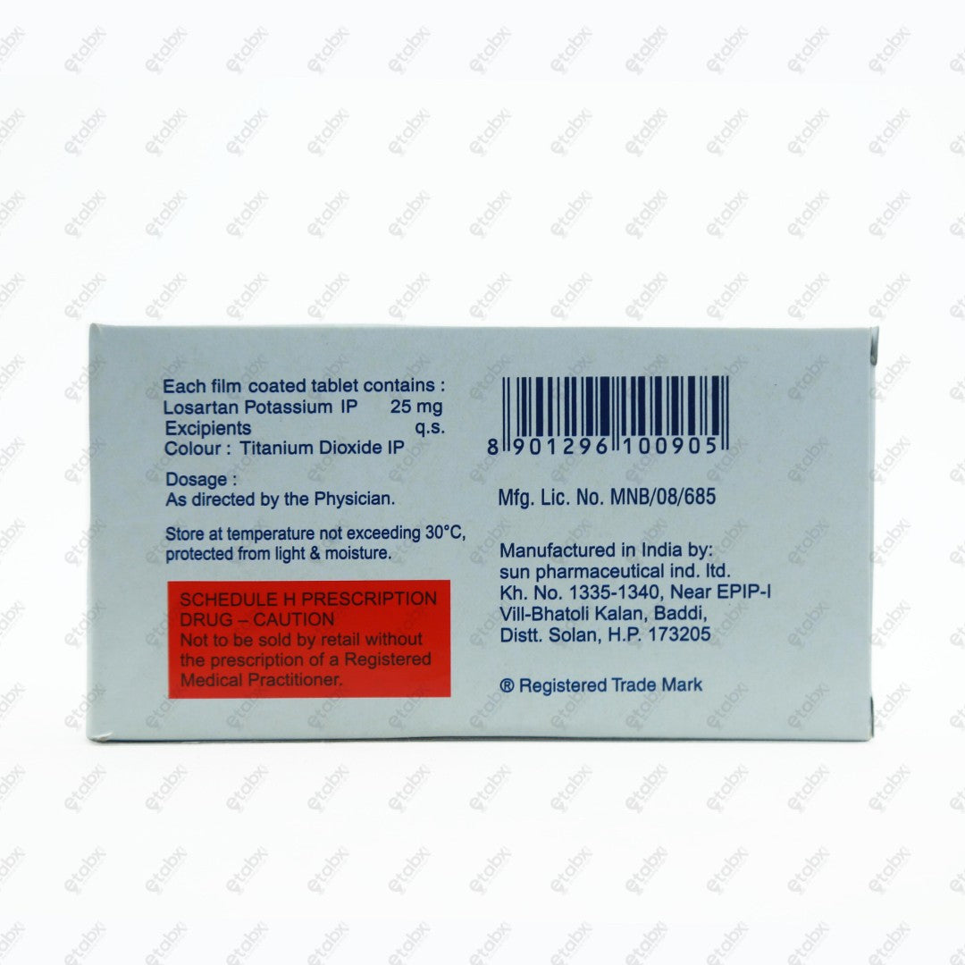 Covance 25 Tablet 10's