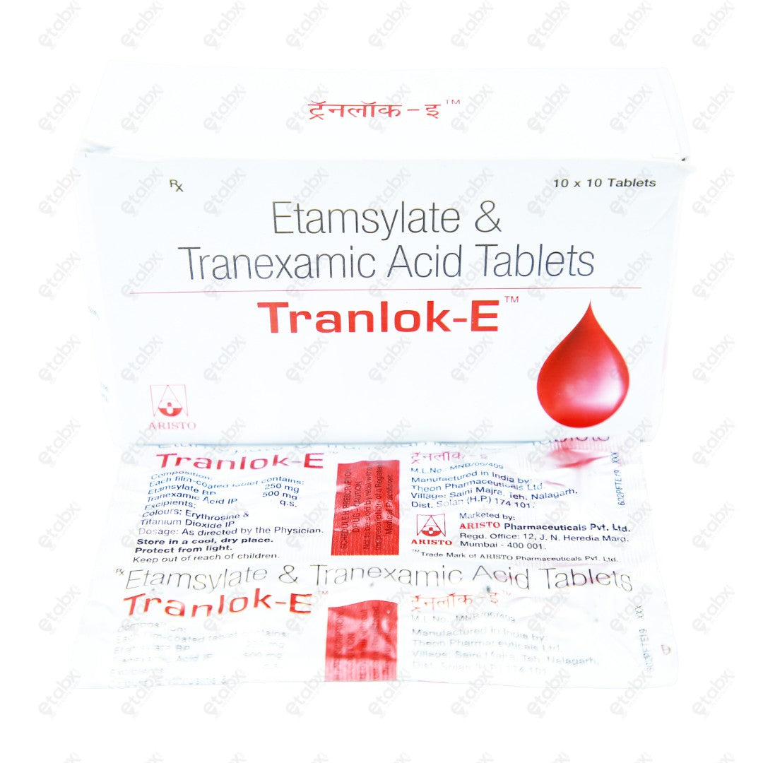 Tranlok E Tablet 10s