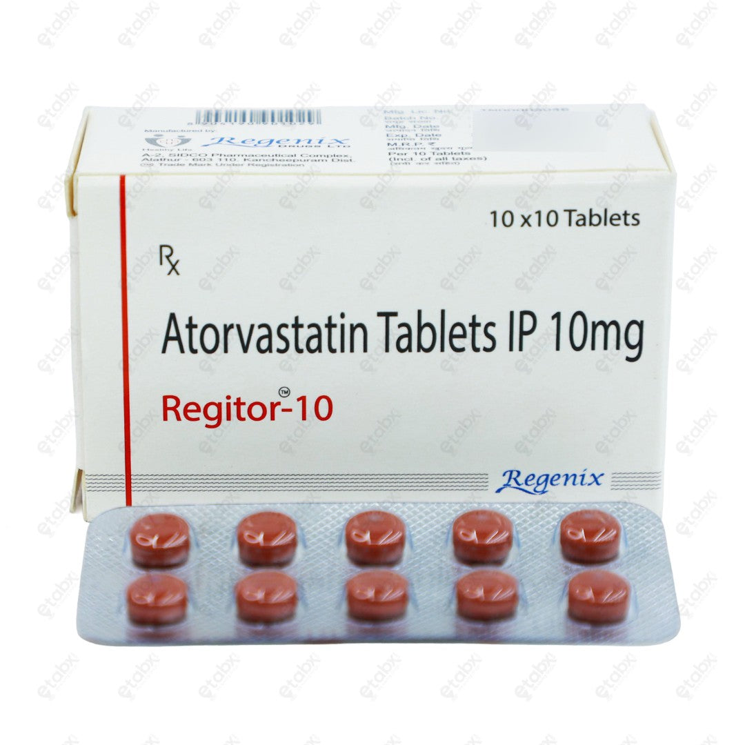 Regitor 10 mg Tablets 10's