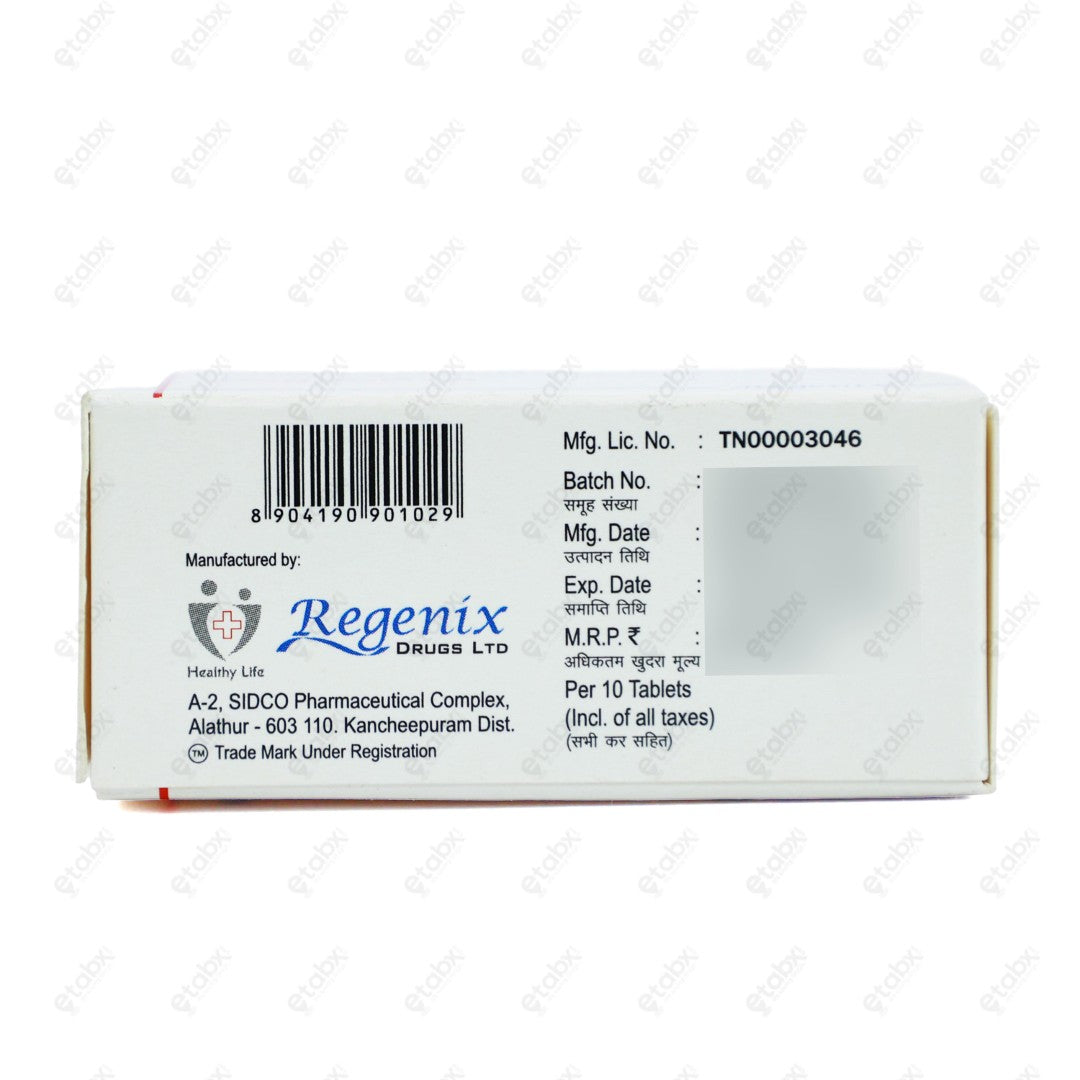 Regitor 10 mg Tablets 10's