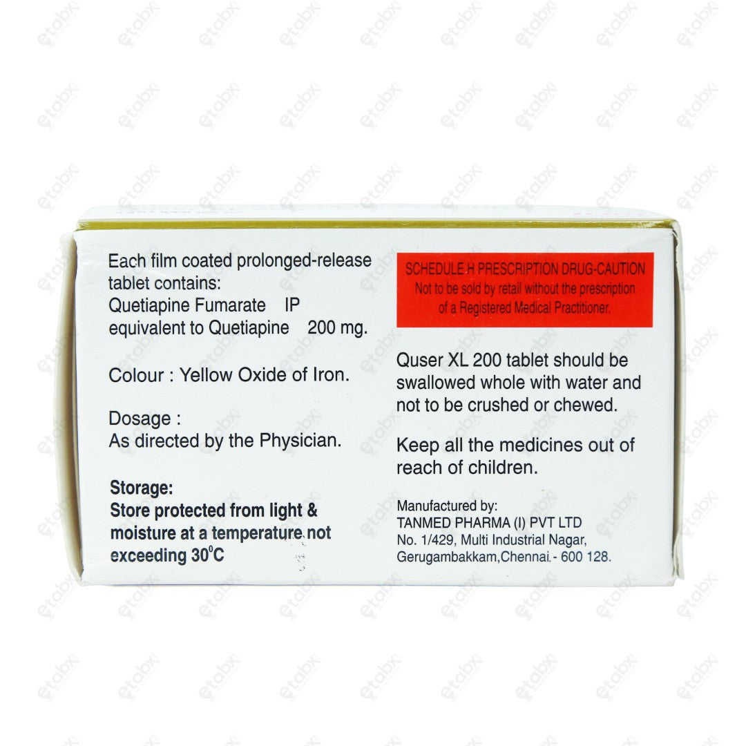Quser XL 200mg Tablet 10's