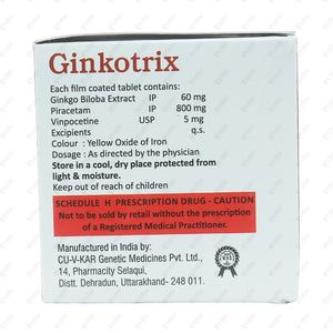 Ginkotrix Tablet 10's