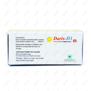 Daris D3 2K Tablets 10's
