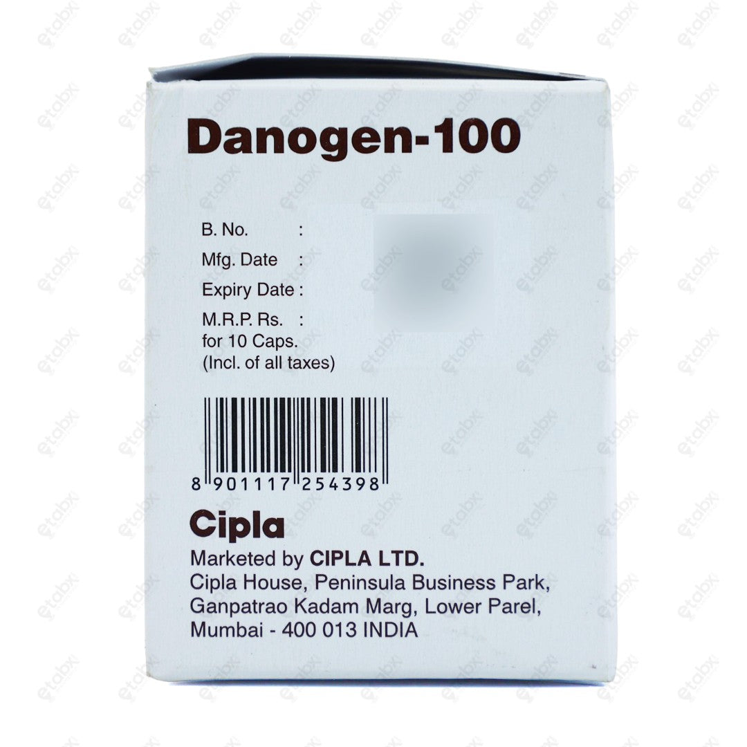 Danogen 100mg Capsule 10s
