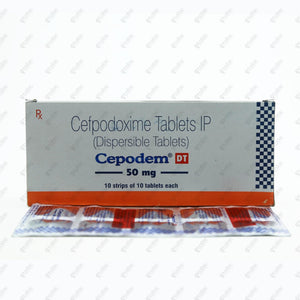 Cepodem 50mg DT Tablet 10's