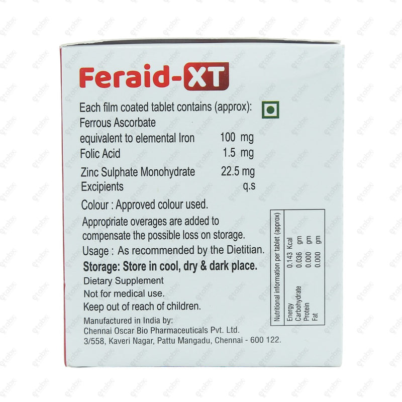 Feraid XT Tablet 10's