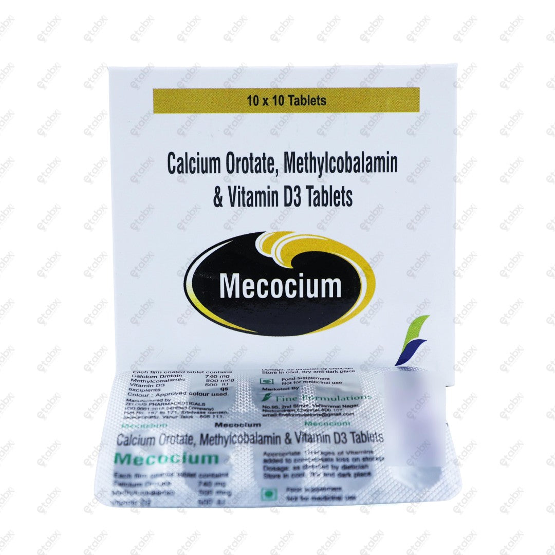 Mecocium Tablet 10's