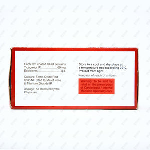TICAVIC 60MG Tablets 10's