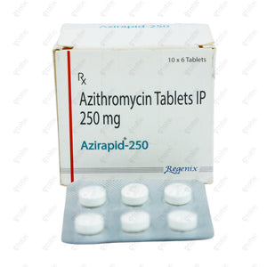 Azirapid 250mg Tablet 6's