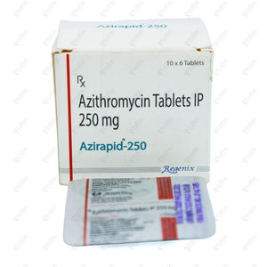 Azirapid 250mg Tablet 6's