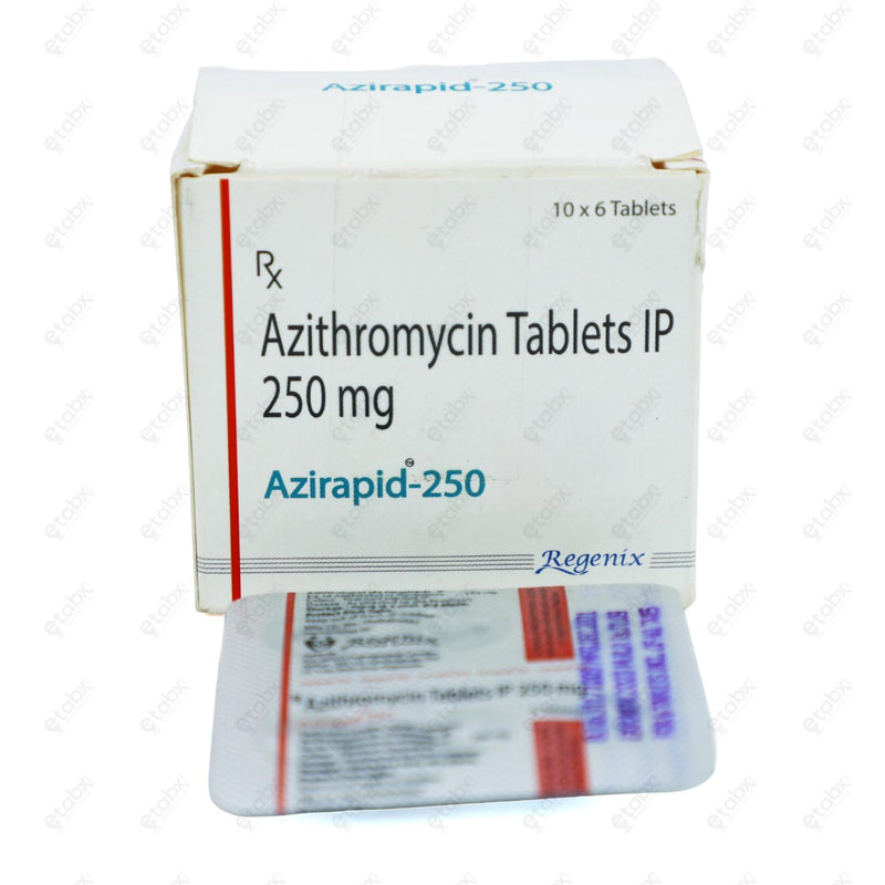 Azirapid 250mg Tablet 6's