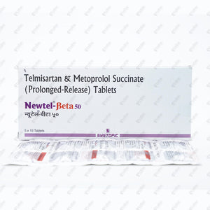 Newtel Beta 50 Tablet 10's