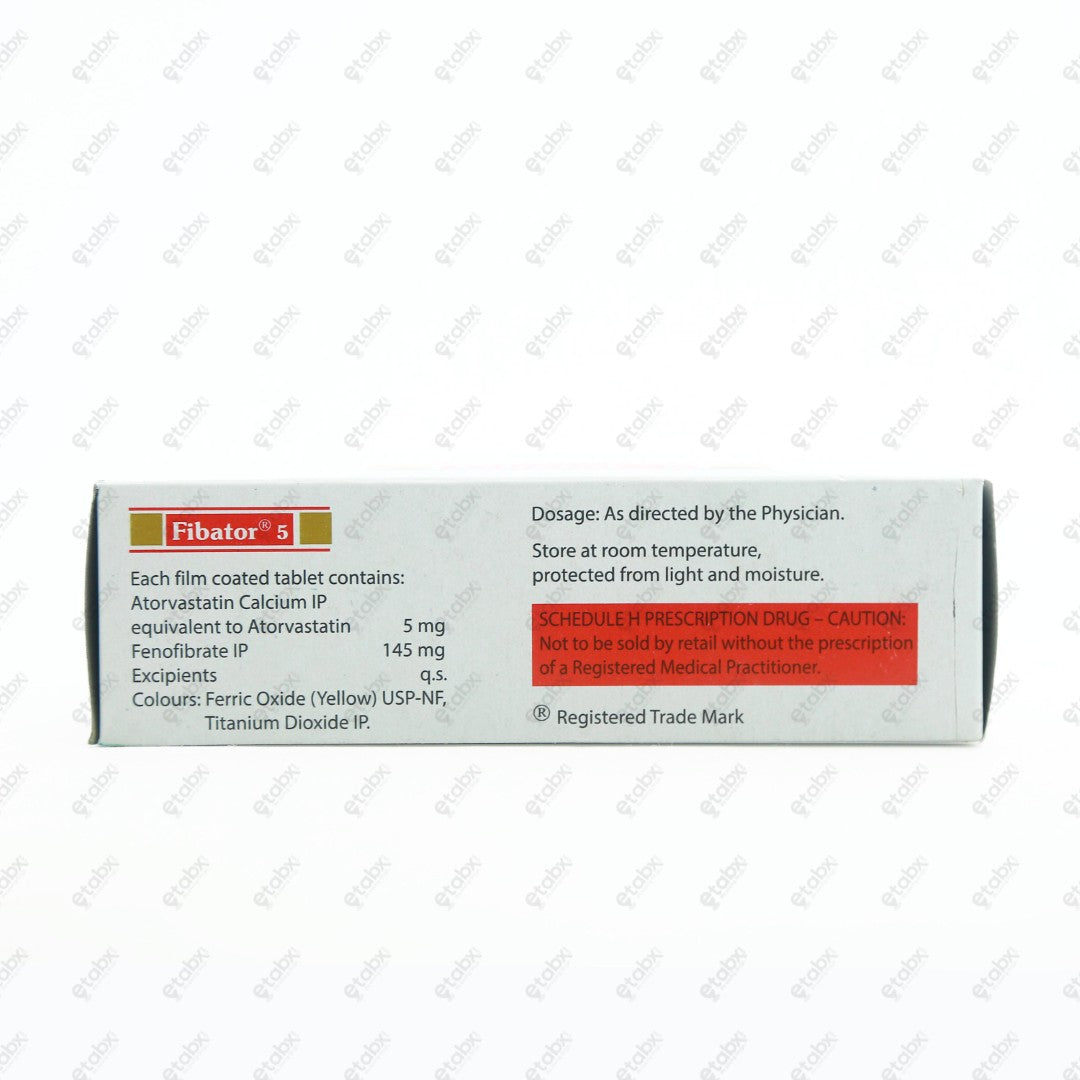 FIBATOR 5mg Tablet 10's