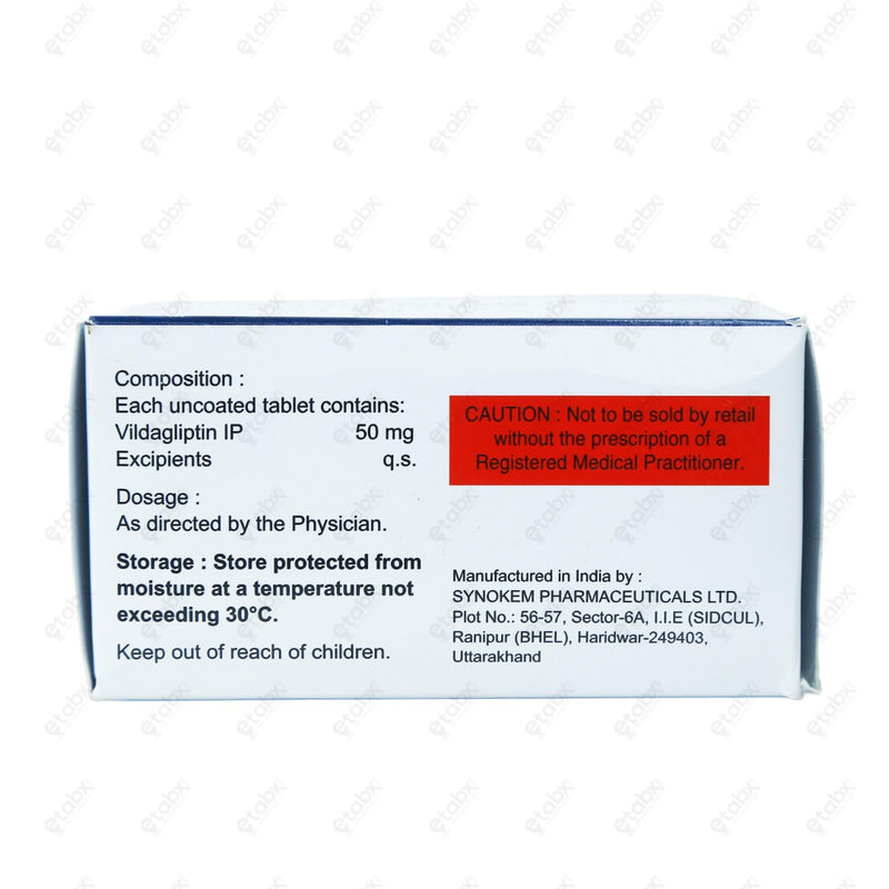 Vilcretin 50mg Tablet 15's