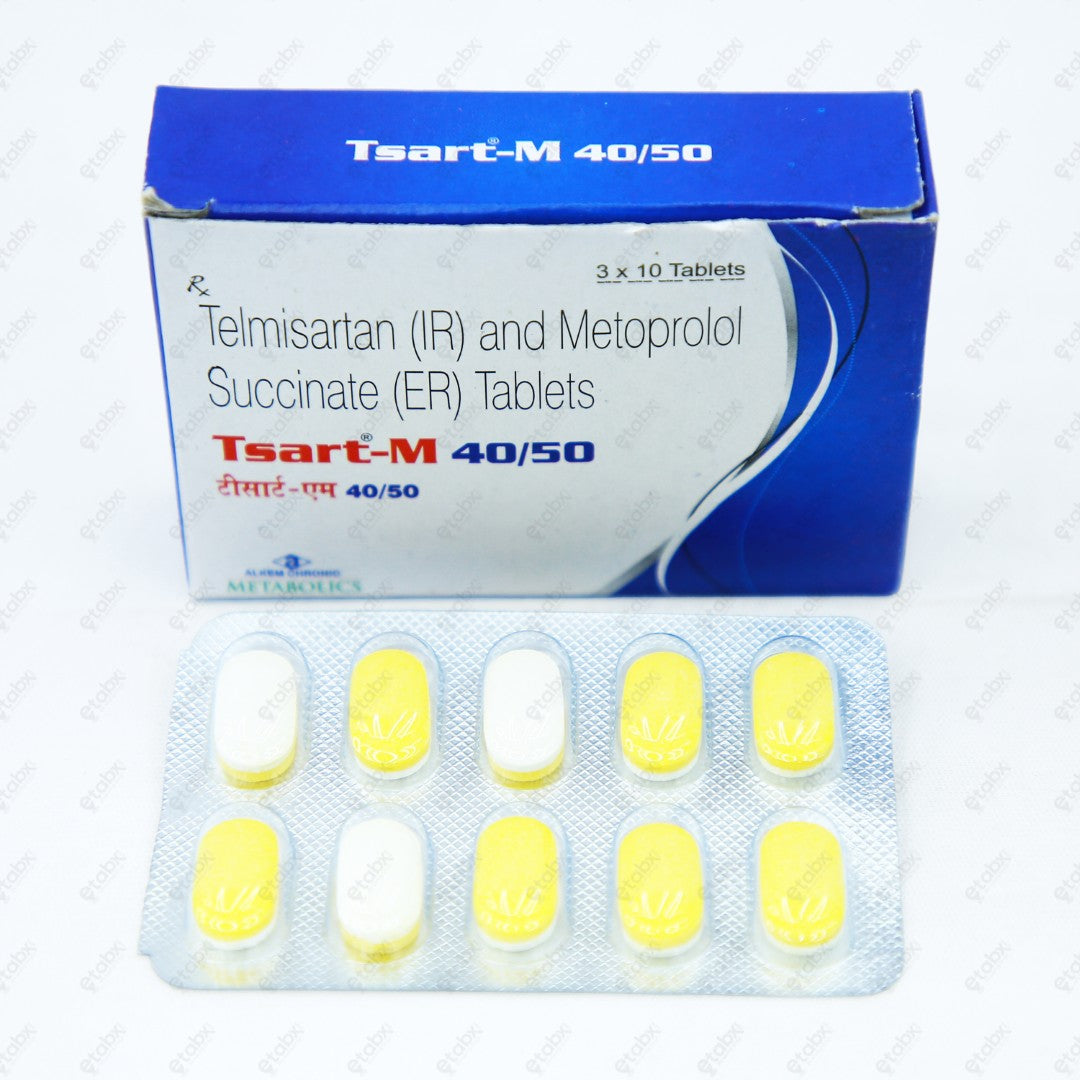 TSART M 40/50 MG Tablet 10's