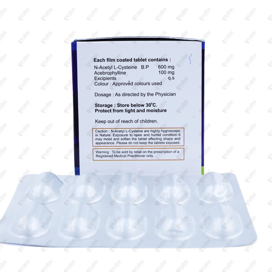 Brofine N Tablet 10's