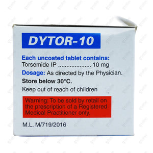 Dytor 10 mg Tablet 15's
