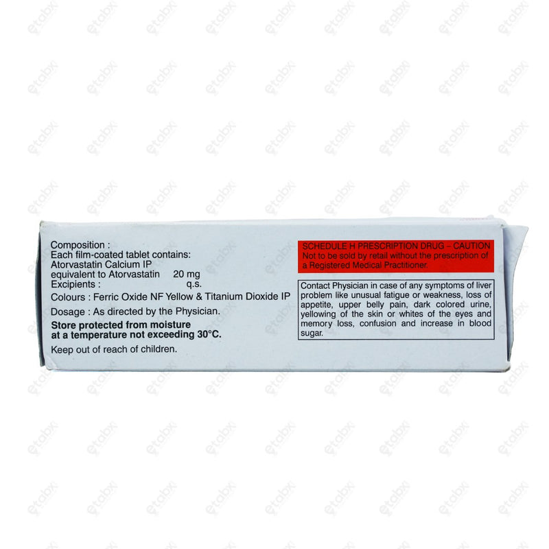 Atchol 20mg Tablet 10's