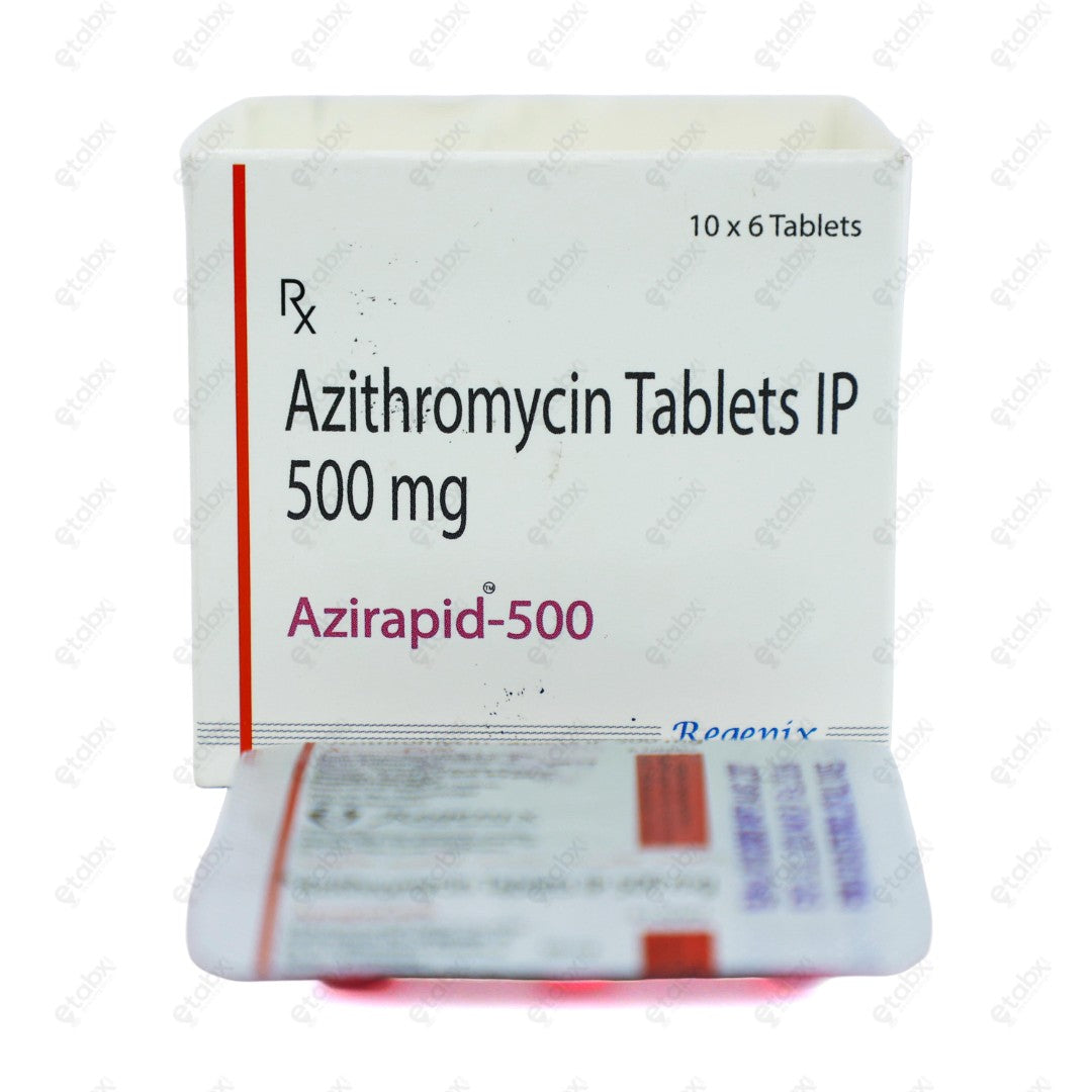 Azirapid 500mg Tablet 6's