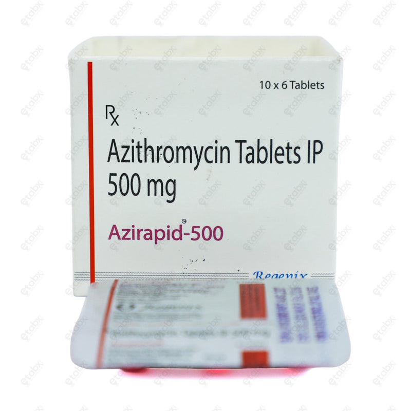 Azirapid 500mg Tablet 6's