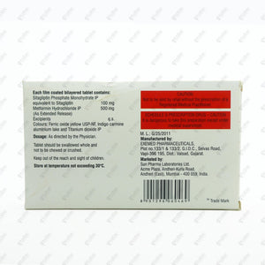 Sitared M XR 100/500 Tablet 10's