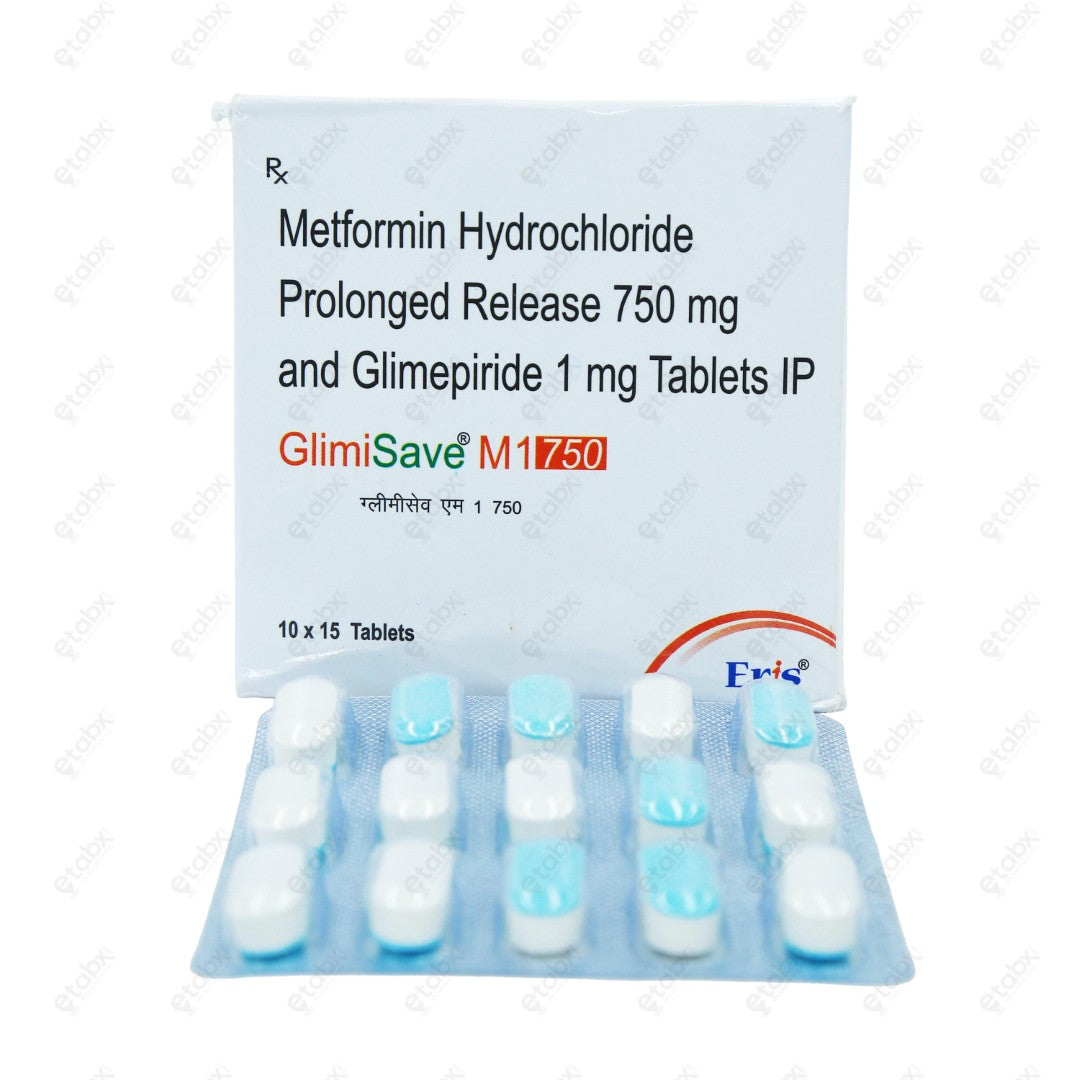 Glimisave M1 750mg Tablet 15's