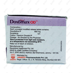 Doxomax OD 650mg Tablet 10's