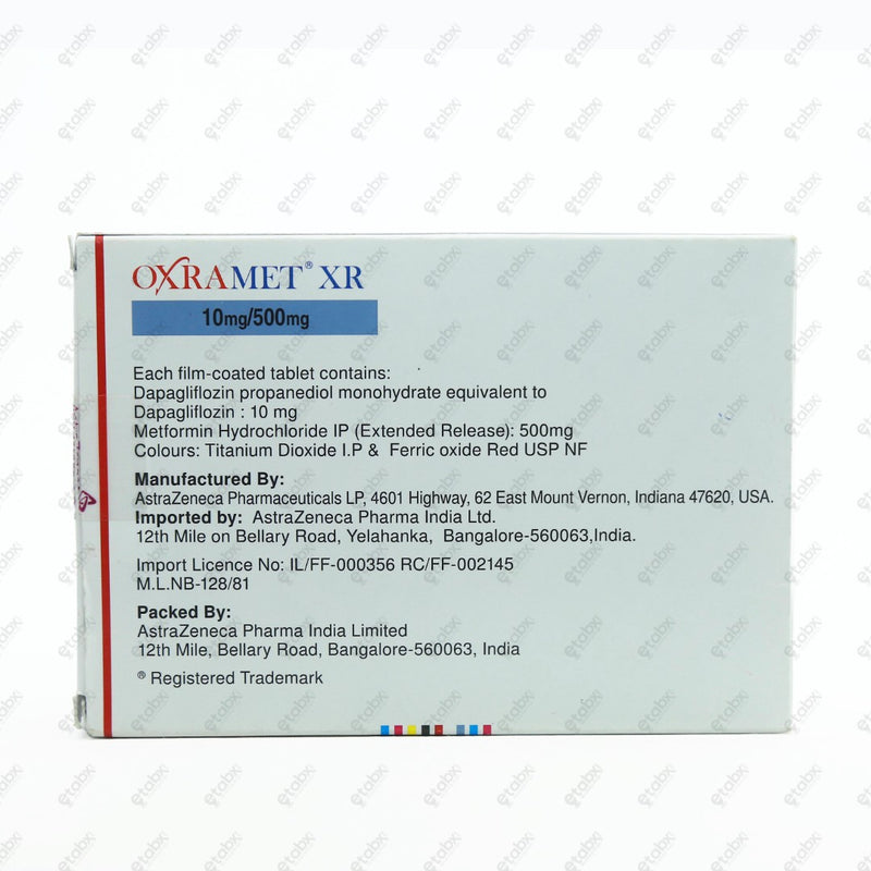 Oxramet XR 10mg/500mg Tablet 7's