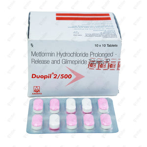 Duopil 2/500mg Tablets 10's