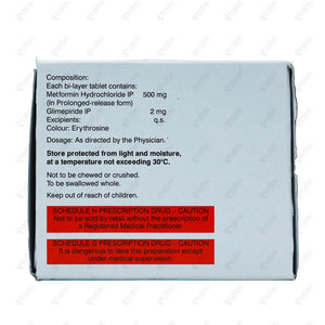 Duopil 2/500mg Tablets 10's